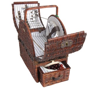 Willow Picnic Basket for 2